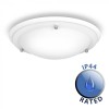 FLUSH CEILING LIGHT WHITE IP44 Rated