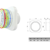 Disc 100mm Extractor Fan