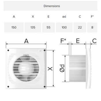 100mm Extractor Fan