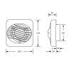 Xpelair DX100 4" Extractor Fan