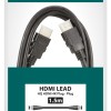 HQ 4K Ready High Speed HDMI Lead with Ethernet 3m