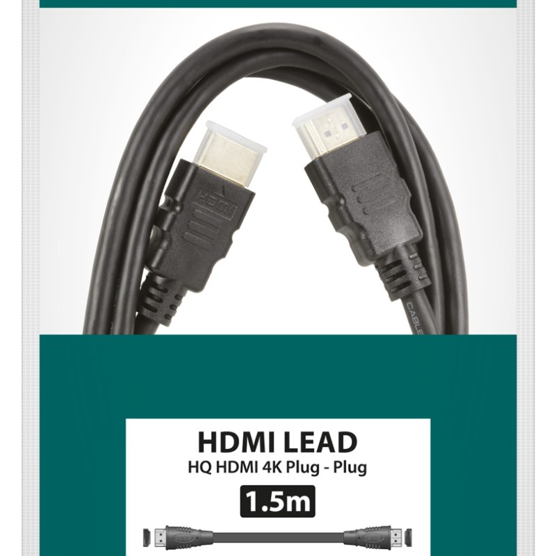 HQ 4K Ready High Speed HDMI Lead with Ethernet 3m