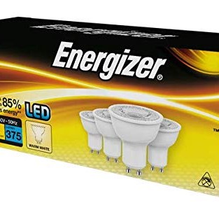 Energizer Led GU10 5w Warm White Pack of Four