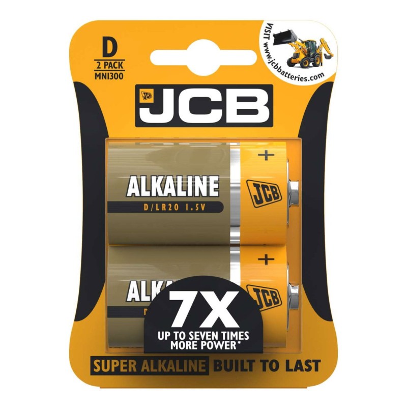 JCB D Size Super Alkaline - Pack of 2