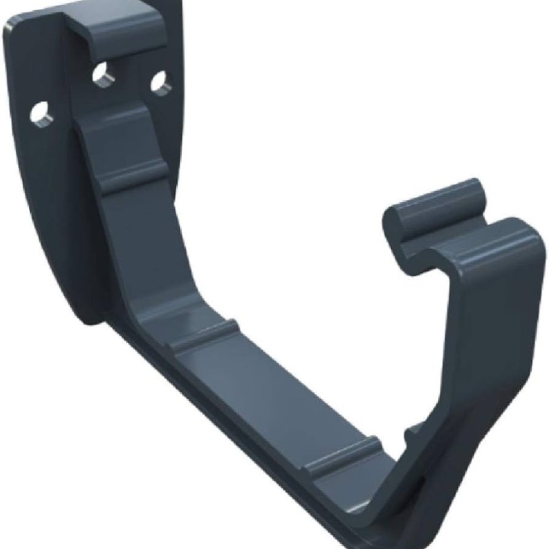 Square Line Facia Bracket Anthracite Grey