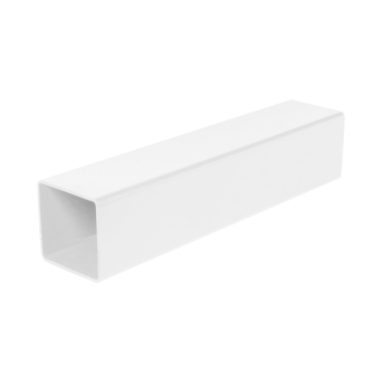 Square Line Downpipe White 2.5M