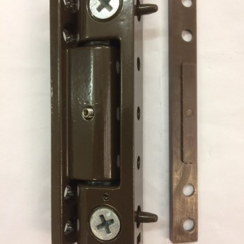 Neon UPVC Butt Hinge - Brown Flat or Angled