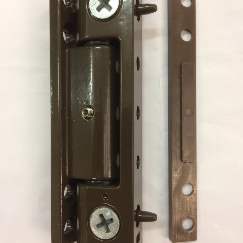 Neon UPVC Butt Hinge - Brown Flat or Angled