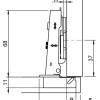 110º Smuso Quick Fixing Soft Close Hinge and Cruciform Base