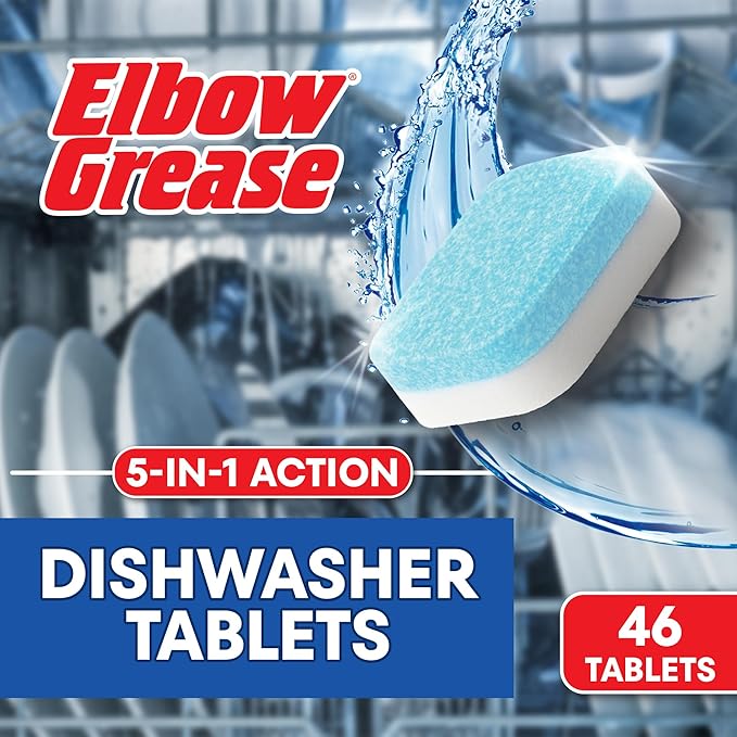 Elbow Grease Dishwasher Tablets 42+4 Free Pack
