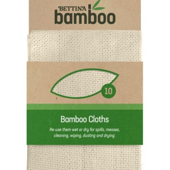 Bamboo Cleaning Cloths Pack of 10