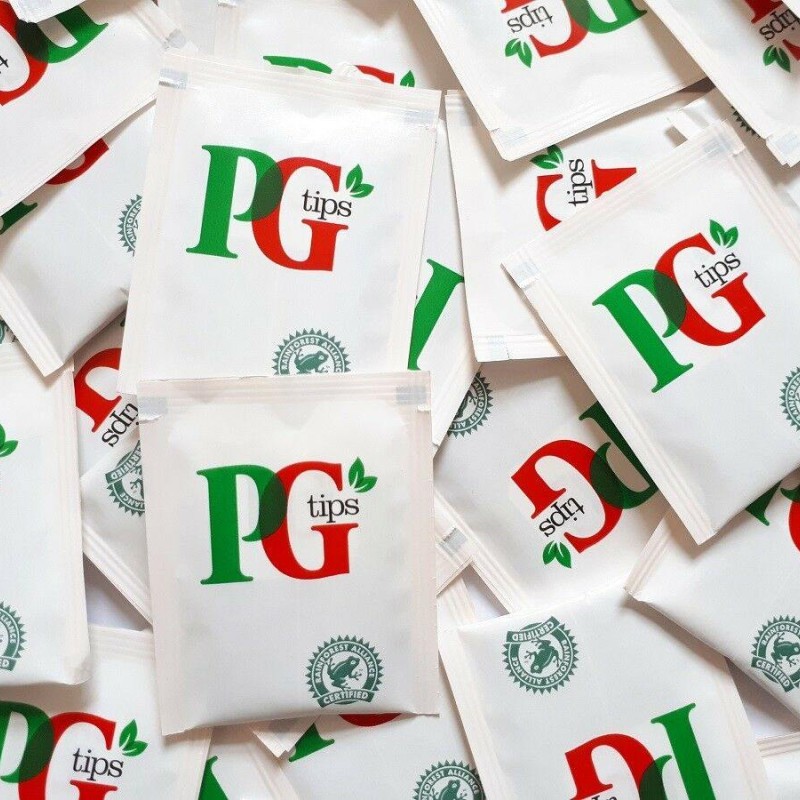 PG Tips Tagged Enveloped Tea Bags x 250