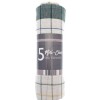 Check Tea Towel 5 Roll