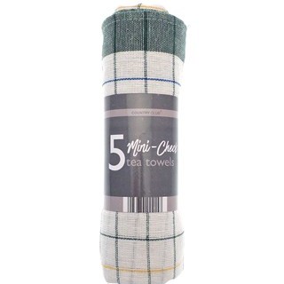 Check Tea Towel 5 Roll