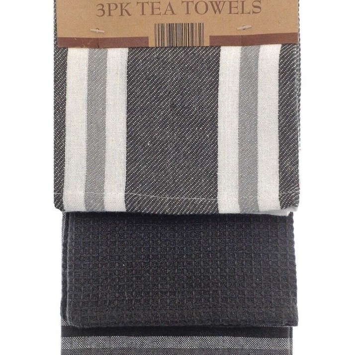 Eco Friendly Design Tea Towels Pack of 3 