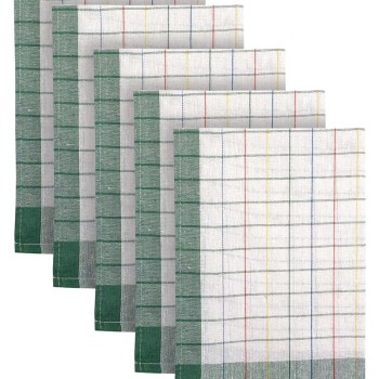 Check Tea Towel 5 Roll
