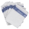 Linen Union Glass Cloth Blue Pack 12