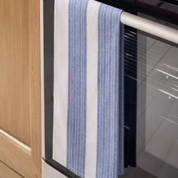 Two Tone Blue Tea Towel 