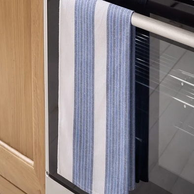 Two Tone Blue Tea Towel 