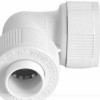 15mm Elbow Connector White