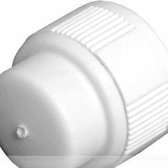 15mm Stop End White
