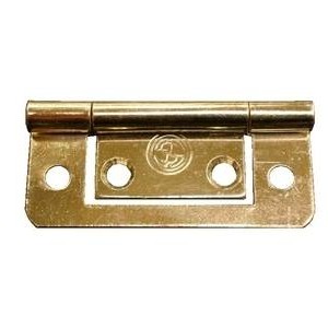 Brass 2" Flush Hinge