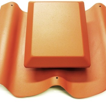Caravan Pantile Roof Vent Terracotta