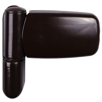 Ellbee adjustable flag hinges for UPVC doors. Black