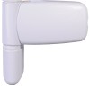 Ellbee adjustable flag hinges for UPVC doors. White