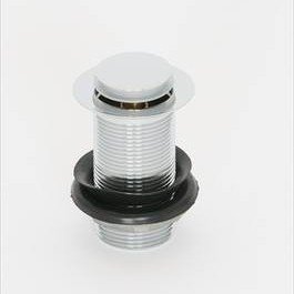 Mini Push Button Washbasin Waste Unslotted