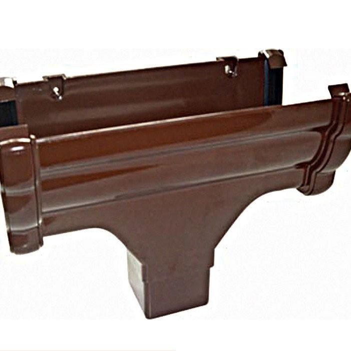 OGEE GUTTER HOPPER BROWN