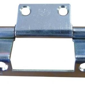 Single Cranked Hinge Zinc 2"