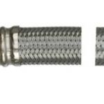 WRAS Approved Flexi Tap Connector with Iso valve 15mm x 1/2"