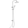 Overhead Rain Shower Riser Rail Kit Chrome