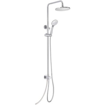 Overhead Rain Shower Riser Rail Kit Chrome