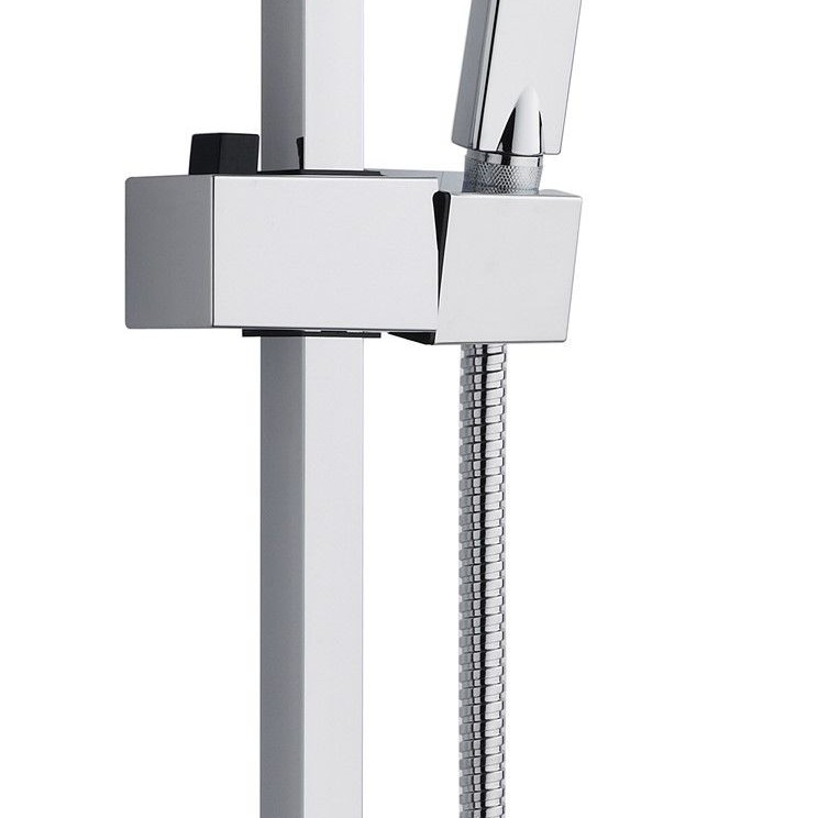 Synergy Square Slide Shower Rail Kit