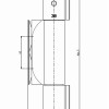 V200 Caravan Shower Mixer Valve Black 45mm Centres