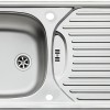 Linen Stainless Steel Sink and Waste Kit 860mm x 435mm ( CA1 )