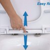 Square Cut V20 One Soft Close Toilet Seat in White
