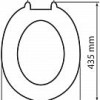 Moulded MDF Toilet Seat White