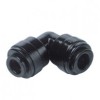 Push Fit Reducer Elbow 12mm x 10mm Black