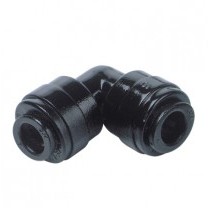 Push Fit Reducer Elbow 12mm x 10mm Black