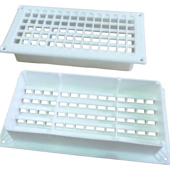 Caravent Plastic Recessed Interior Vent 25mm Tail White
