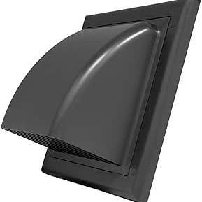 Round Ducting Cowled Outlet Graphite