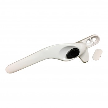 Eltherington Cockspur Window Handle Left Hand White