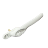 Cranked Espag Window Handle - Right Hand - Non-Locking - 43mm Centres - Fire Escape