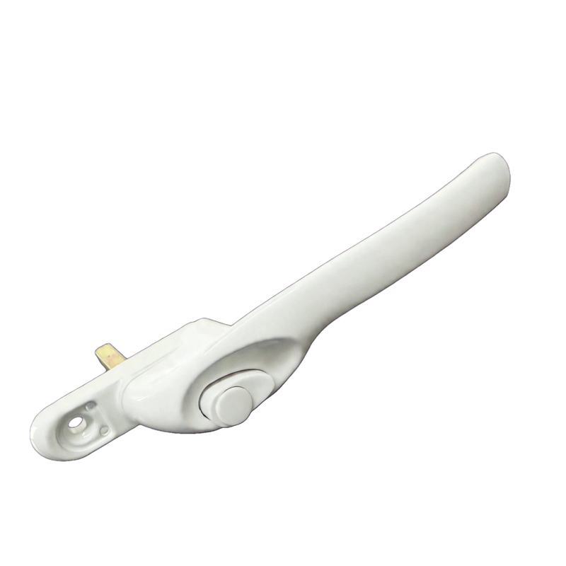 Cranked Espag Window Handle - Right Hand - Non-Locking - 43mm Centres - Fire Escape